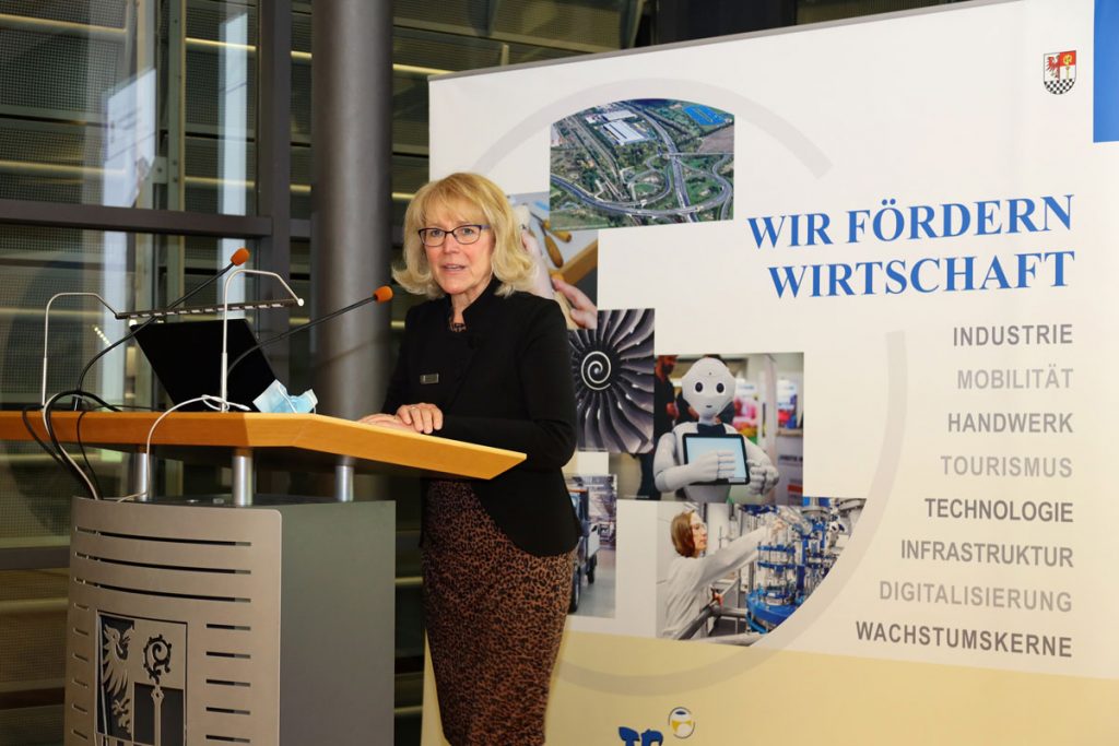 Landrätin Kornelia Wehlan eröffnet die Wirtschaftswoche