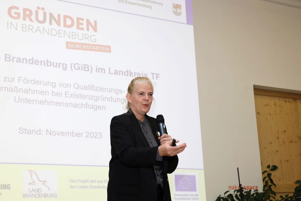 „Gründen in Brandenburg“ Projektverantwortliche in TF ist Steffi Weit