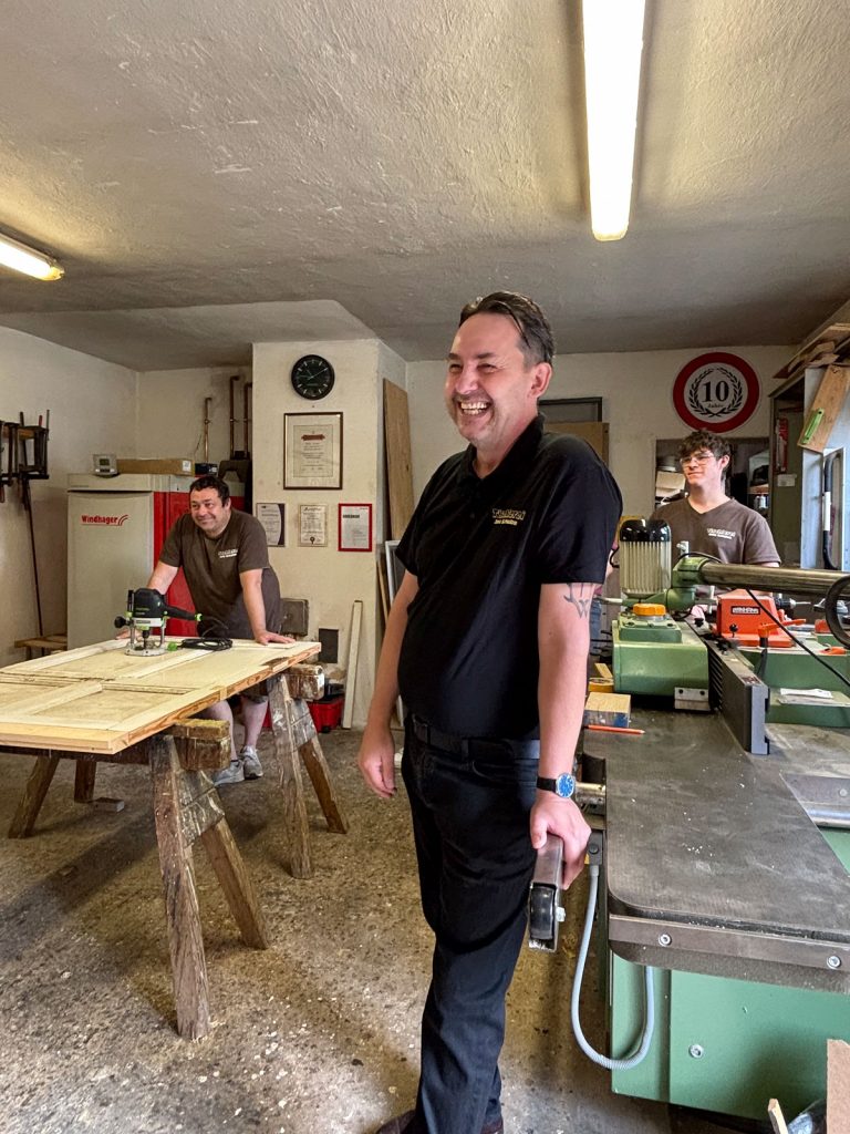 Jurybesuch bei der Tischlerei Dirk Schulze