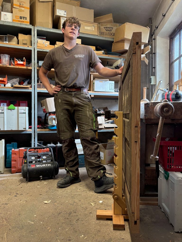 Jurybesuch bei der Tischlerei Dirk Schulze