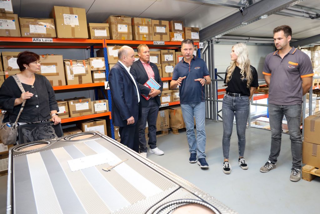 Jurybesuch bei der Arimex PWT Plattenwärmetauscher Service GmbH