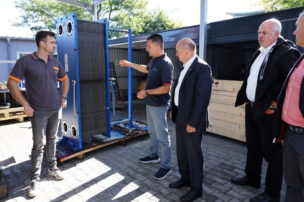 Jurybesuch bei der Arimex PWT Plattenwärmetauscher Service GmbH