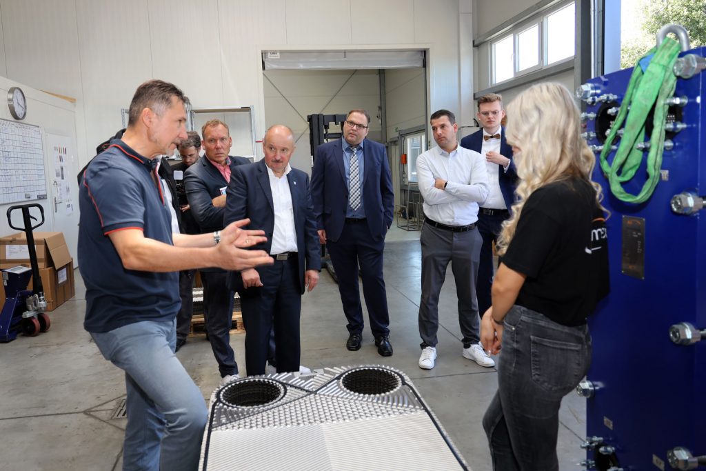 Jurybesuch bei der Arimex PWT Plattenwärmetauscher Service GmbH