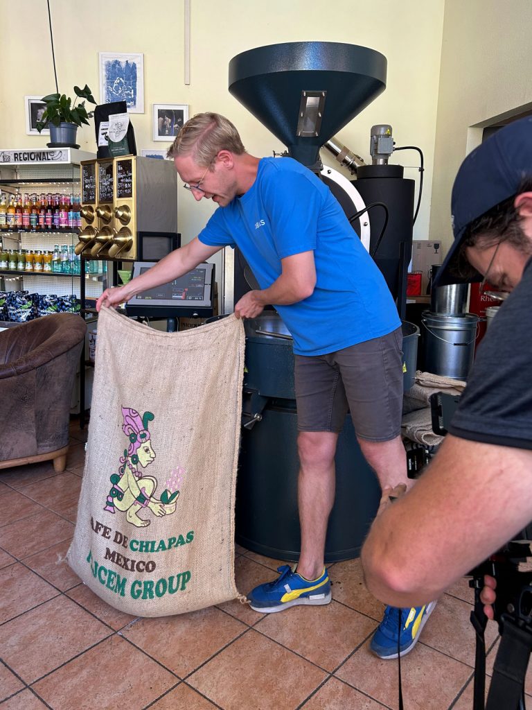 Jurybesuch bei der Pelikan Kaffee Rösterei