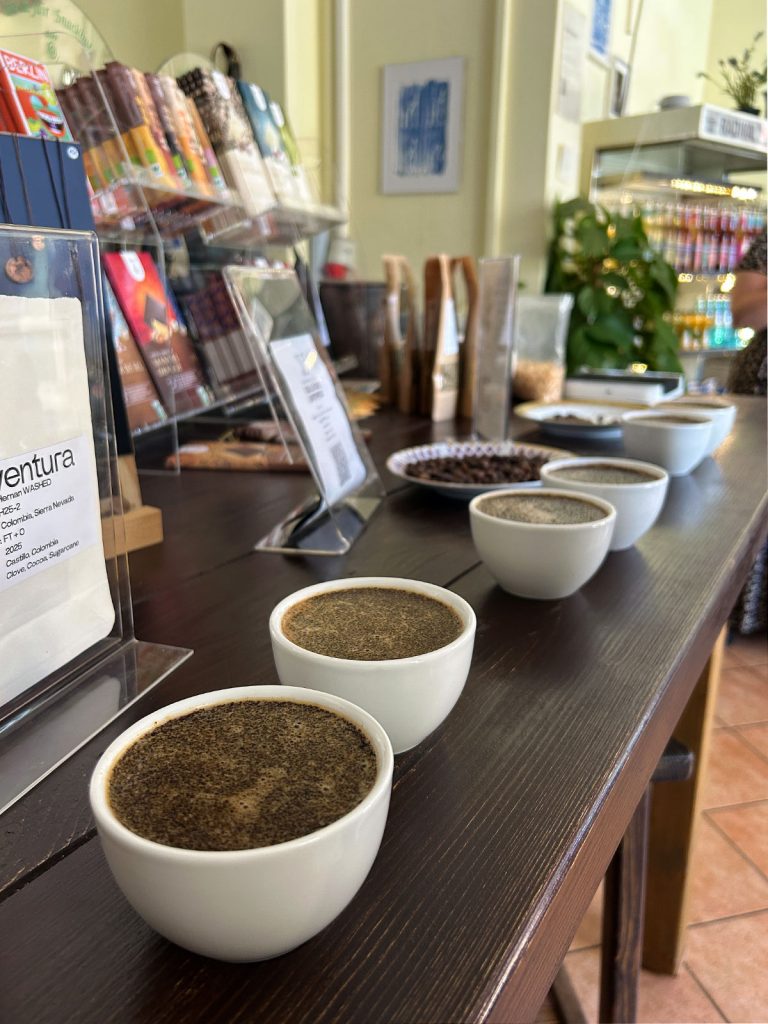 Jurybesuch bei der Pelikan Kaffee Rösterei