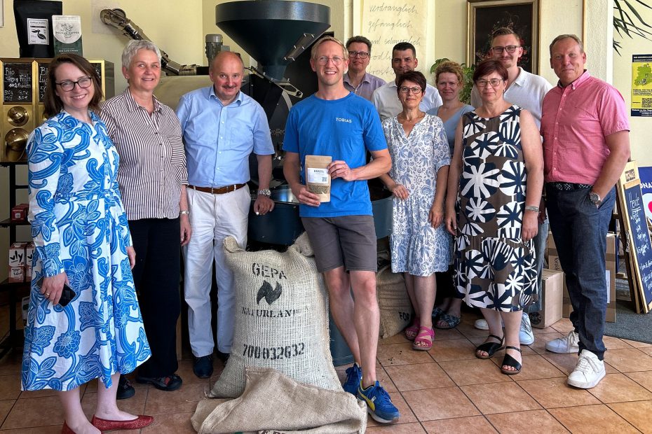 Jurybesuch bei der Pelikan Kaffee Rösterei