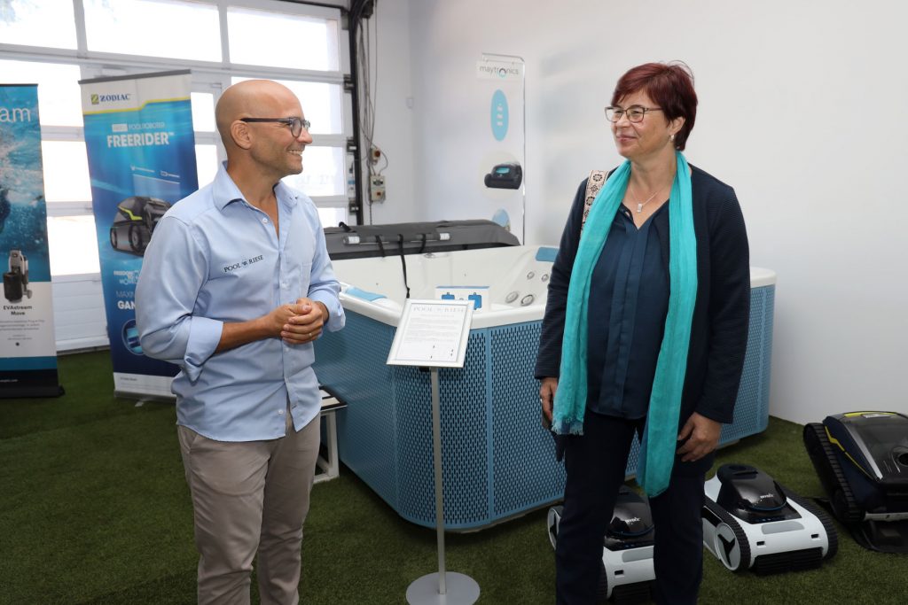 Jurybesuch bei der Poolriese GmbH