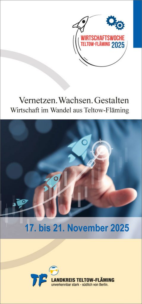 Programmbroschüre der Wirtschaftswoche Teltow-Fläming 2025