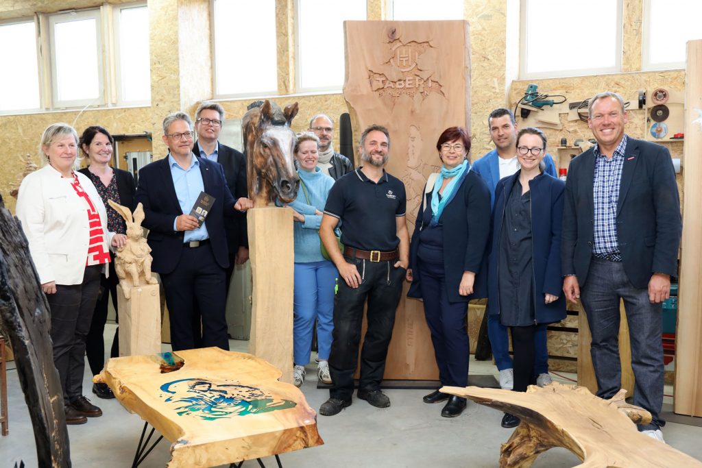 Jurybesuch bei Tabert Holzdesign
