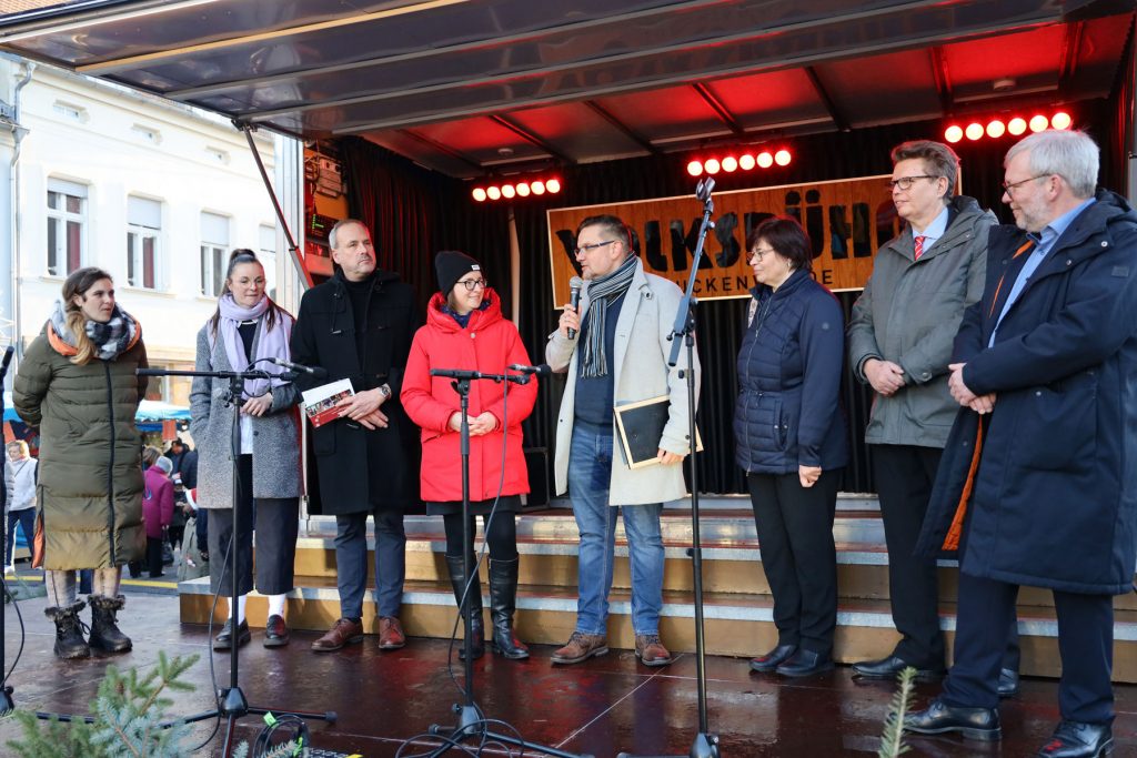 Spendenübergabe von Köhler Beton an das Stadtmarketing Luckenwalde