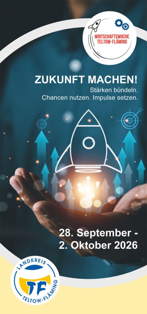 Programmbroschüre der Wirtschaftswoche Teltow-Fläming 2026